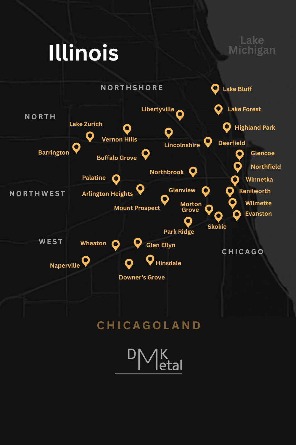 Sell Gold and Silver in Illinois with DMK Metal