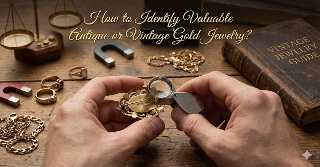 How to Identify Valuable Antique or Vintage Gold Jewelry